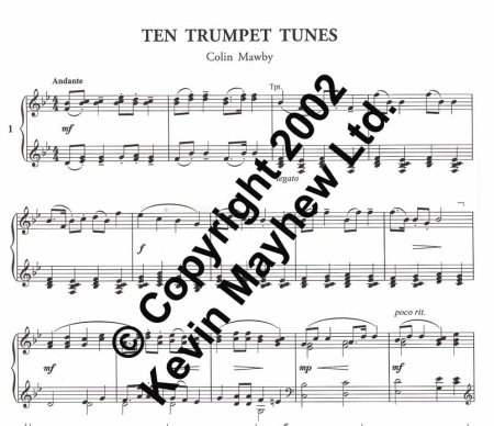 Preview: Notenbeispiel Trumpet Tunes Mawby